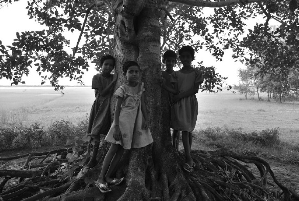 Ersamma Girls under a Banyan Tree