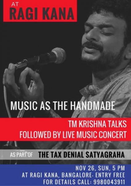 T M Krishna on Music as Handmade