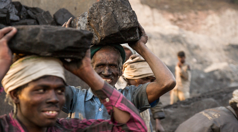 coal miners in singrauli