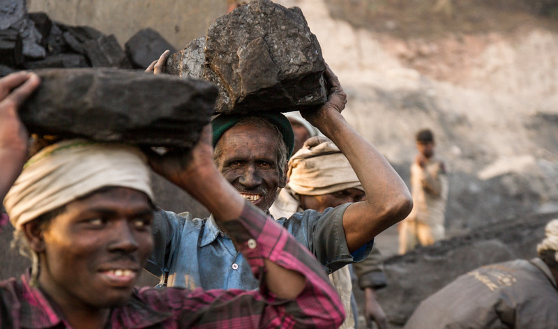 Coal miners in Singrauli